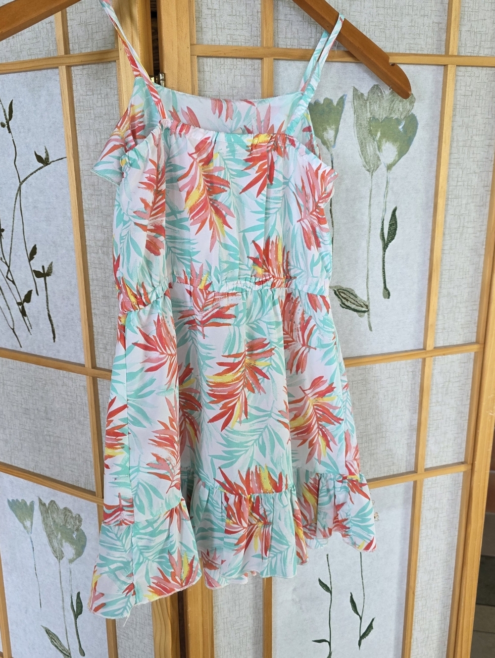 Floral Sundress - Emerson 4T Imported Toddler Dress Size 4 - Picture 10 of 13